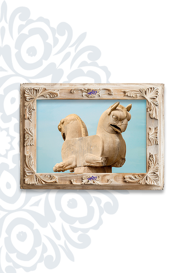 تابلو فرش ابریشم ماشینی برند دفه کد TEF 382