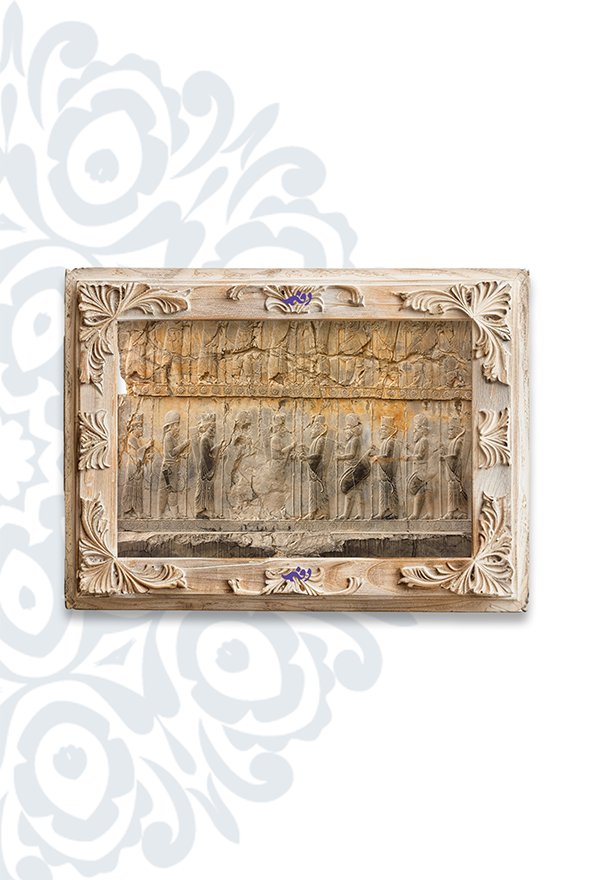 تابلو فرش ابریشم ماشینی برند دفه کد TEF 385