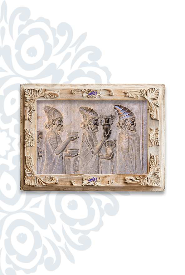 تابلو فرش ابریشم ماشینی برند دفه کد TEF 388