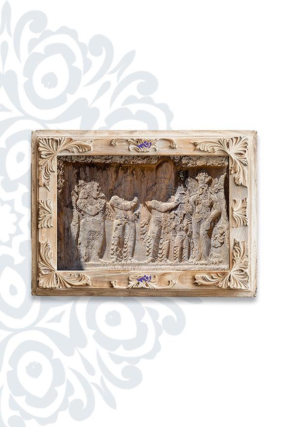 تابلو فرش ابریشم ماشینی برند دفه کد TEF 389