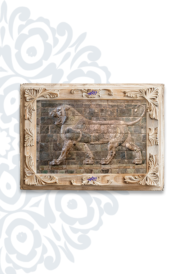 تابلو فرش ابریشم ماشینی برند دفه کد TEF 395