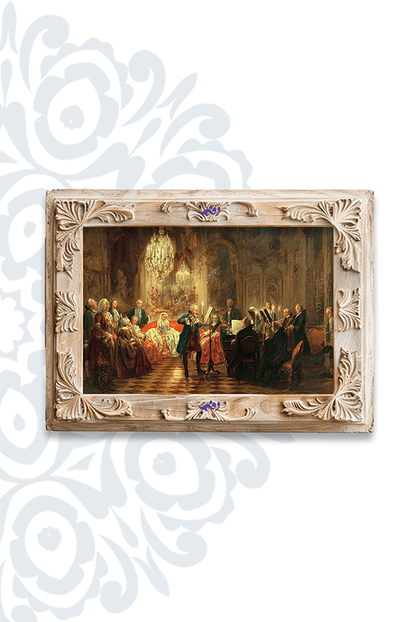 تابلو فرش ابریشم ماشینی برند دفه کد TEF 403