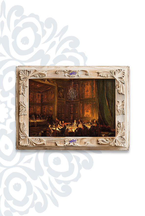 تابلو فرش ابریشم ماشینی برند دفه کد TEF 410