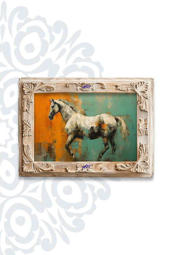 تابلو فرش ابریشم ماشینی برند دفه کد TEF 418