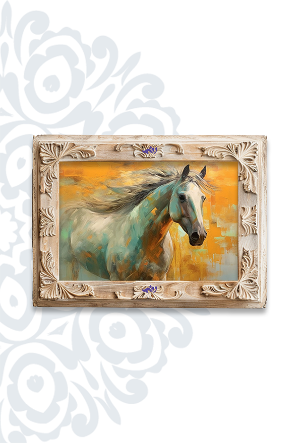 تابلو فرش ابریشم ماشینی برند دفه کد TEF 420