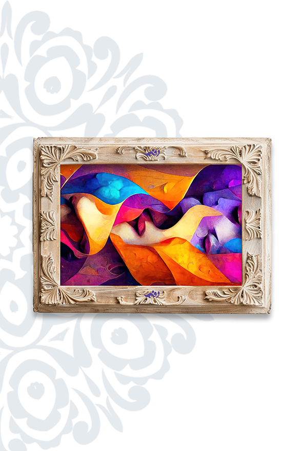 تابلو فرش ابریشم ماشینی برند دفه کد TEF 440