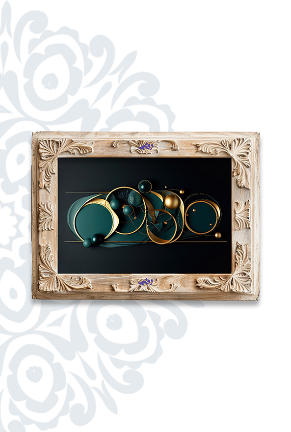 تابلو فرش ابریشم ماشینی برند دفه کد TEF 441