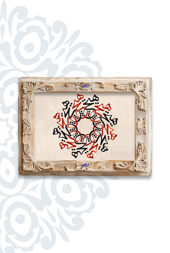 تابلو فرش ابریشم ماشینی برند دفه کد TEF 442