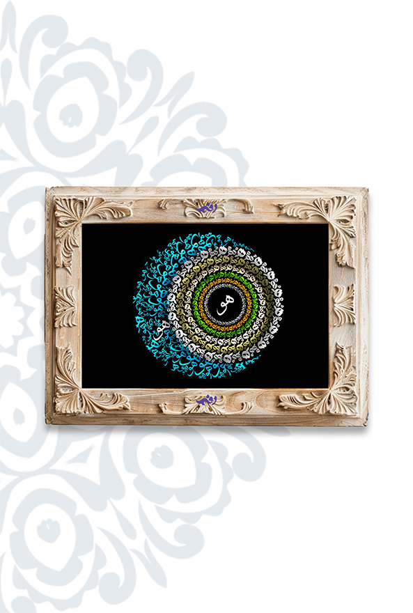 تابلو فرش ابریشم ماشینی برند دفه کد TEF 446