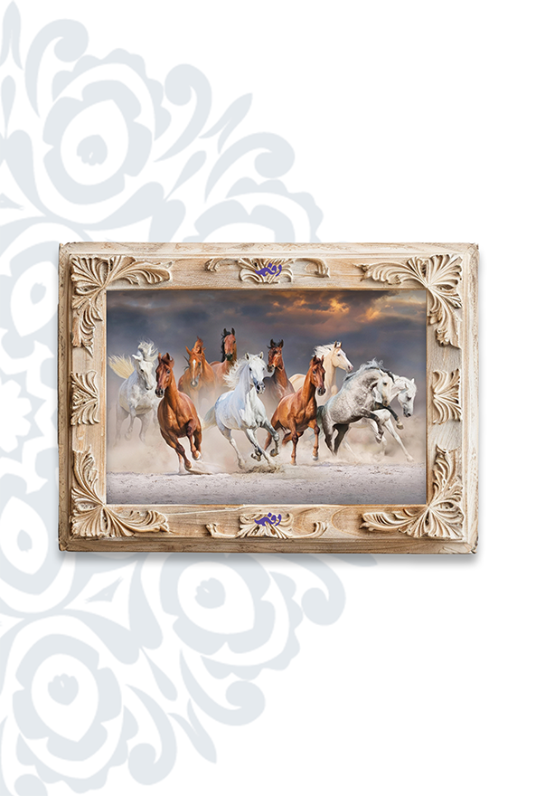 تابلو فرش ابریشم ماشینی برند دفه کد TEF 452