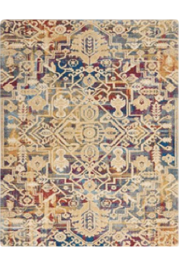 فرشینه و قالیچه سنتی و مدرن مناسب حال و پذیرایی برند دفه کد ZED SM 457