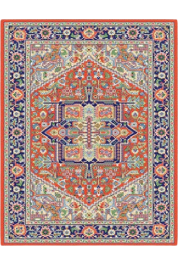 فرشینه و قالیچه سنتی و مدرن مناسب حال و پذیرایی برند دفه کد ZED SM 480