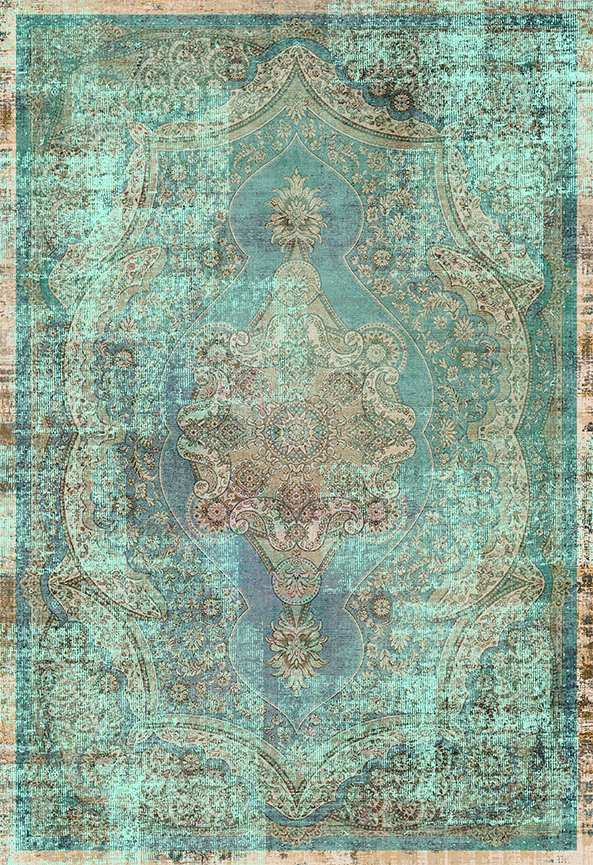 فرش ابریشم ماشینی مدرن و سنتی مناسب حال و پذیرایی برند دفه کد  ABRISHAM SM 545