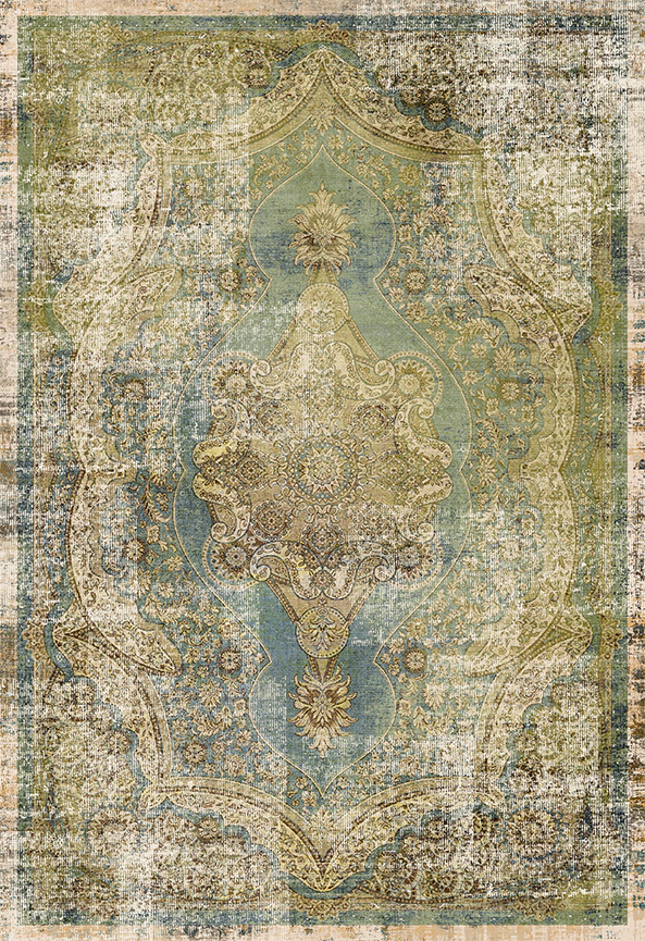 فرش ابریشم ماشینی مدرن و سنتی مناسب حال و پذیرایی برند دفه کد  ABRISHAM SM 551