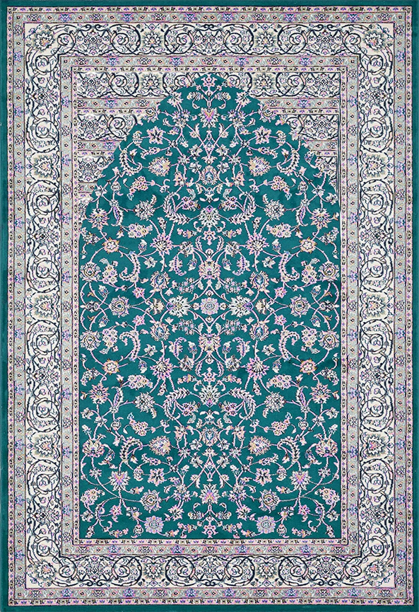 فرش ابریشم ماشینی مدرن و سنتی مناسب حال و پذیرایی برند دفه کد  ABRISHAM SM 581