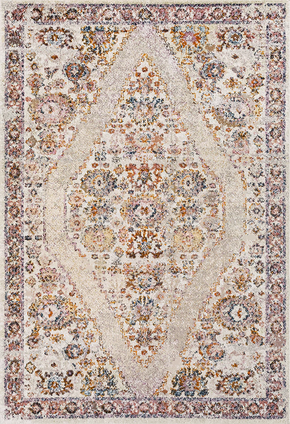 فرش ابریشم ماشینی مدرن و سنتی مناسب حال و پذیرایی برند دفه کد  ABRISHAM SM 583