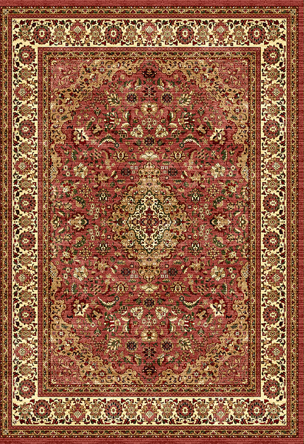 فرش ابریشم ماشینی مدرن و سنتی مناسب حال و پذیرایی برند دفه کد  ABRISHAM SM 585