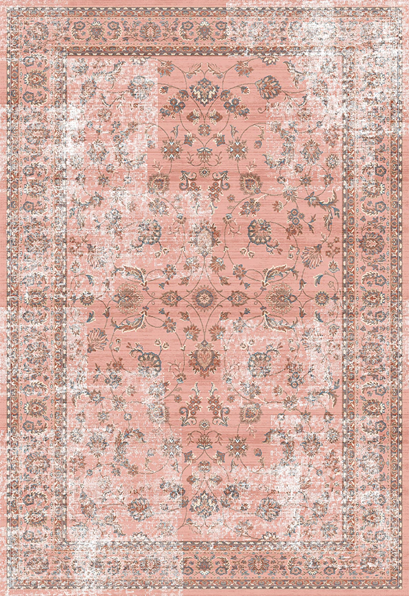 فرش ابریشم ماشینی مدرن و سنتی مناسب حال و پذیرایی برند دفه کد  ABRISHAM SM 590