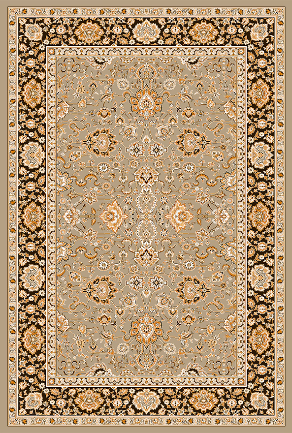 فرش ابریشم ماشینی مدرن و سنتی مناسب حال و پذیرایی برند دفه کد  ABRISHAM SM 625