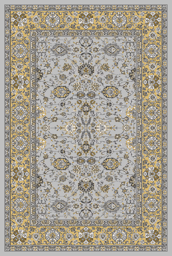 فرش ابریشم ماشینی مدرن و سنتی مناسب حال و پذیرایی برند دفه کد  ABRISHAM SM 632