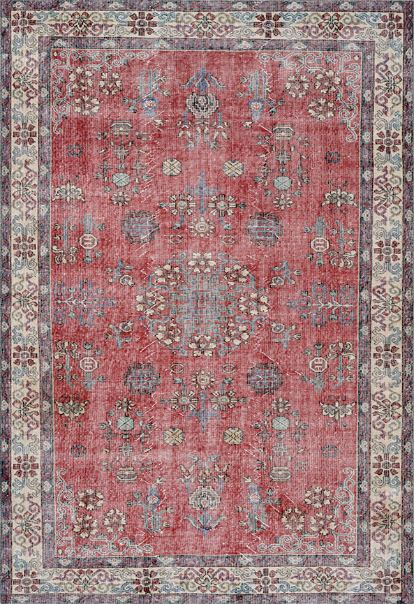 فرش ابریشم ماشینی مدرن و سنتی مناسب حال و پذیرایی برند دفه کد  ABRISHAM SM 638