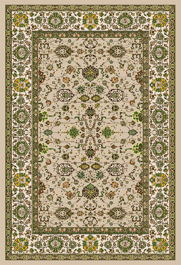 فرش ابریشم ماشینی مدرن و سنتی مناسب حال و پذیرایی برند دفه کد  ABRISHAM SM 644