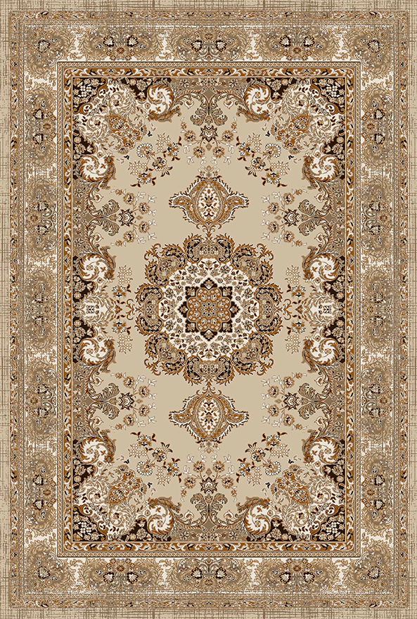 فرش ابریشم ماشینی مدرن و سنتی مناسب حال و پذیرایی برند دفه کد  ABRISHAM SM 652