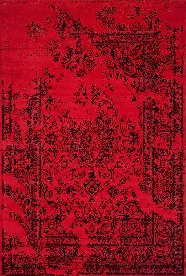 فرش ابریشم ماشینی مدرن و سنتی مناسب حال و پذیرایی برند دفه کد  ABRISHAM SM 671