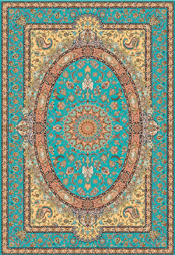 فرشینه و قالیچه سنتی و مدرن مناسب حال و پذیرایی برند دفه کد ZED SM 594