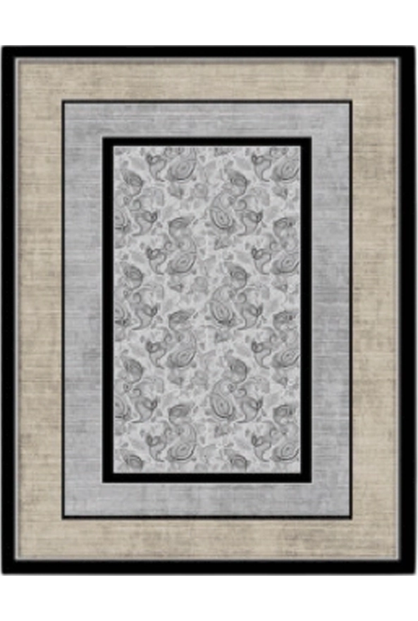 فرشینه و قالیچه سنتی و مدرن مناسب حال و پذیرایی برند دفه کد ZED SM 604