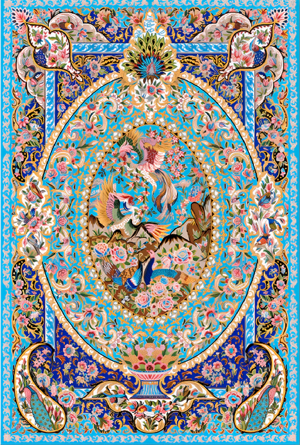 فرشینه و قالیچه سنتی و مدرن مناسب حال و پذیرایی برند دفه کد ZED SM 617