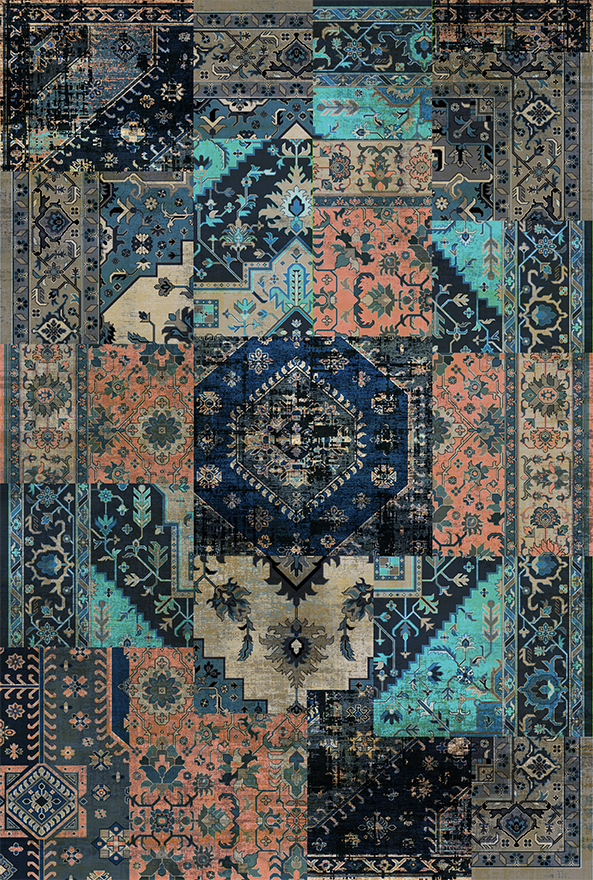 گلیم ماشینی ضد حساسیت برند دفه کد GD 191