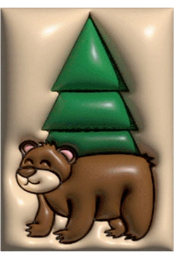 فرشینه و قالیچه فانتزی مناسب اتاق کودک سه بعدی (3D) برند دفه کد ZED KODAK 3D 627