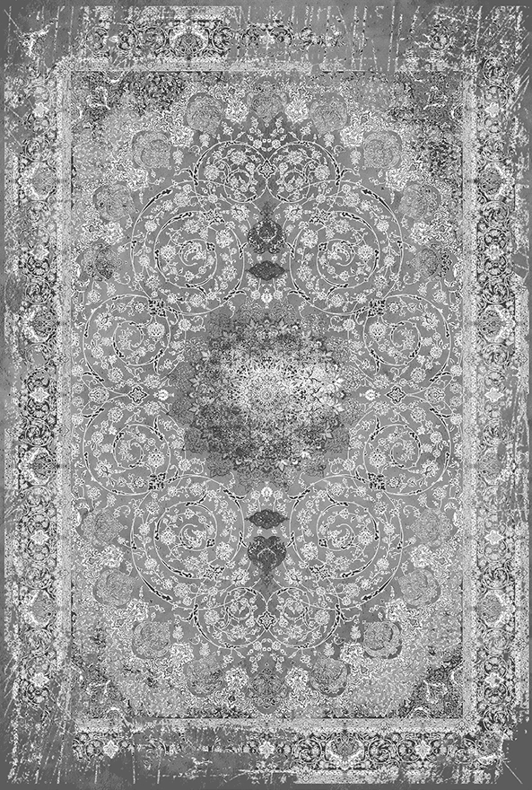 فرش ابریشم ماشینی مدرن و سنتی مناسب حال و پذیرایی برند دفه کد  ABRISHAM SM 701