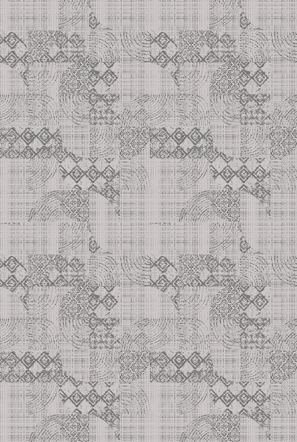 فرش ابریشم ماشینی مدرن و سنتی مناسب حال و پذیرایی برند دفه کد  ABRISHAM SM 723