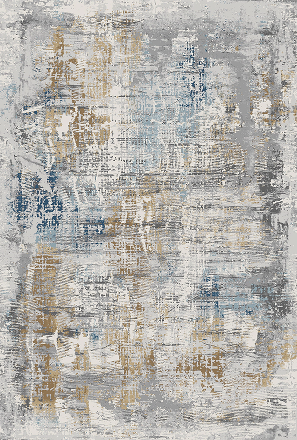 فرش ابریشم ماشینی مدرن و سنتی مناسب حال و پذیرایی برند دفه کد  ABRISHAM SM 725