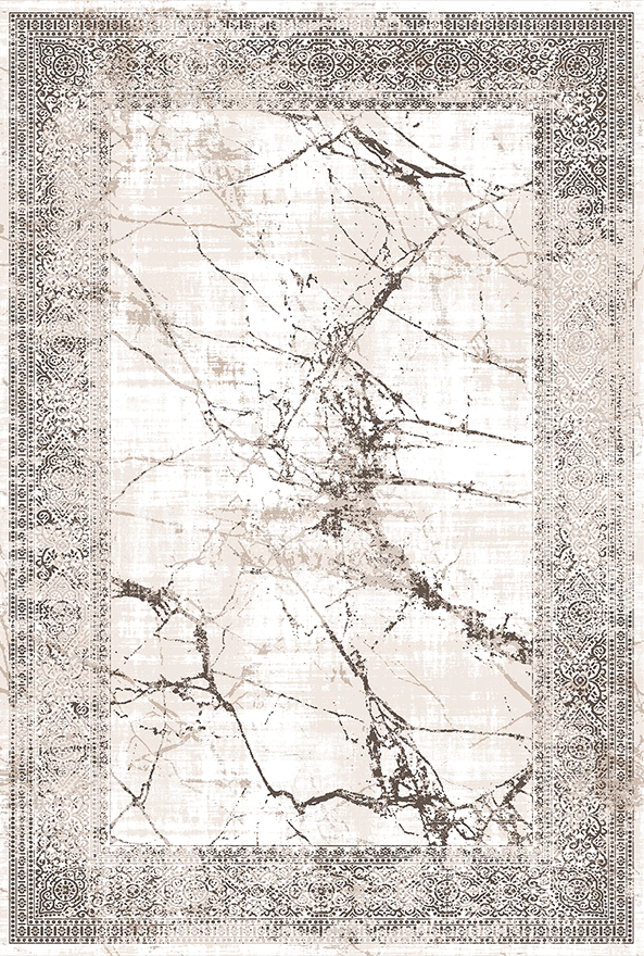 فرش ابریشم ماشینی مدرن و سنتی مناسب حال و پذیرایی برند دفه کد  ABRISHAM SM 729