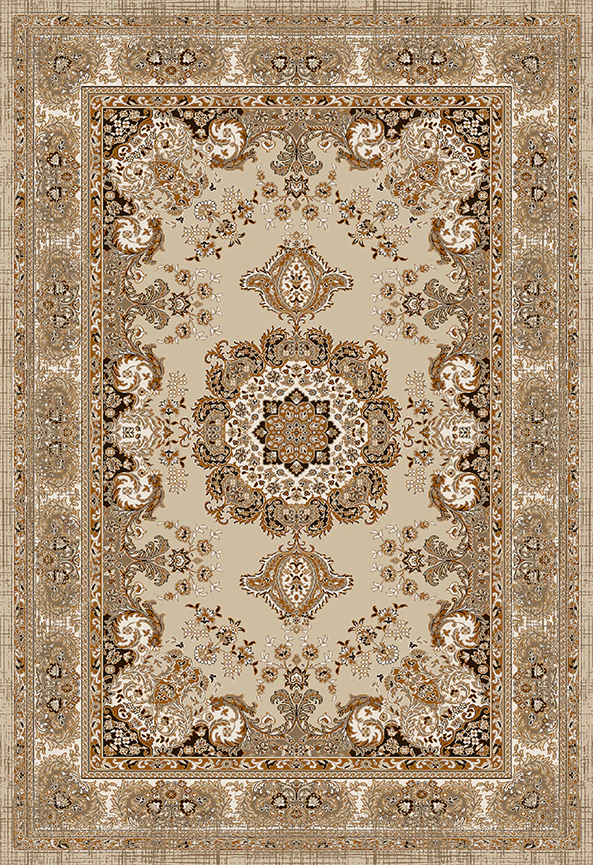 فرش ابریشم ماشینی مدرن و سنتی مناسب حال و پذیرایی برند دفه کد  ABRISHAM SM 784