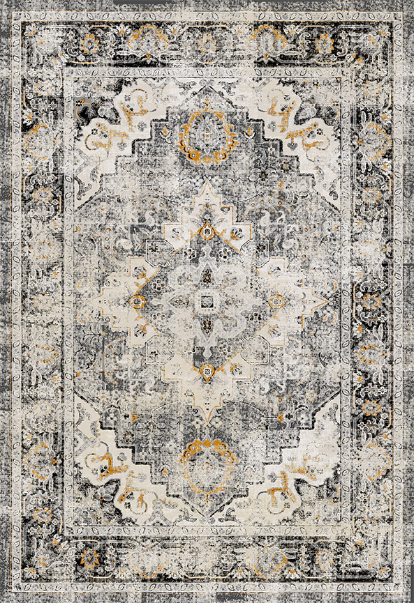 فرش ابریشم ماشینی مدرن و سنتی مناسب حال و پذیرایی برند دفه کد  ABRISHAM SM 790