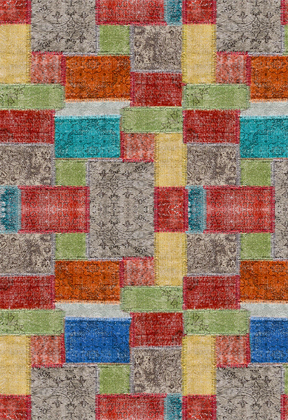 فرش ابریشم ماشینی مدرن و سنتی مناسب حال و پذیرایی برند دفه کد  ABRISHAM SM 793