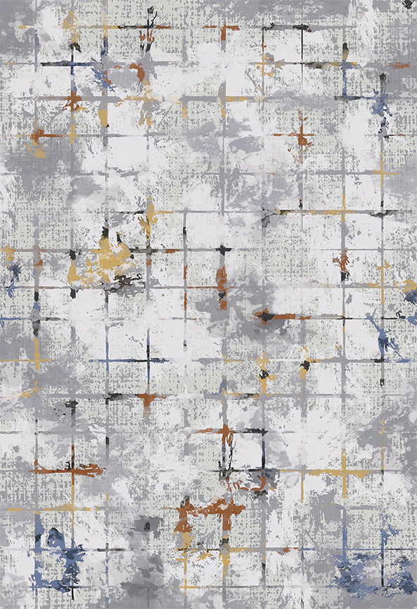 فرش ابریشم ماشینی مدرن و سنتی مناسب حال و پذیرایی برند دفه کد  ABRISHAM SM 888