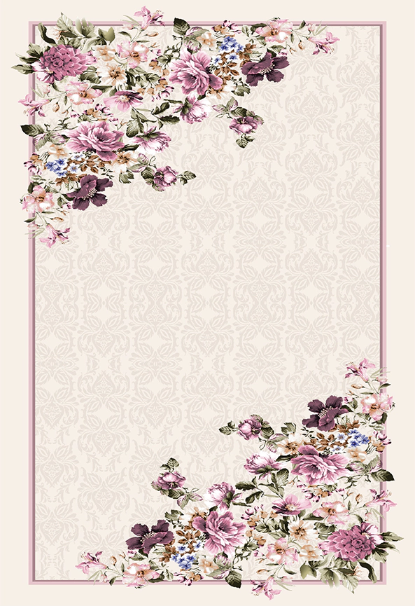 فرش ابریشم ماشینی مدرن و سنتی مناسب حال و پذیرایی برند دفه کد  ABRISHAM SM 889