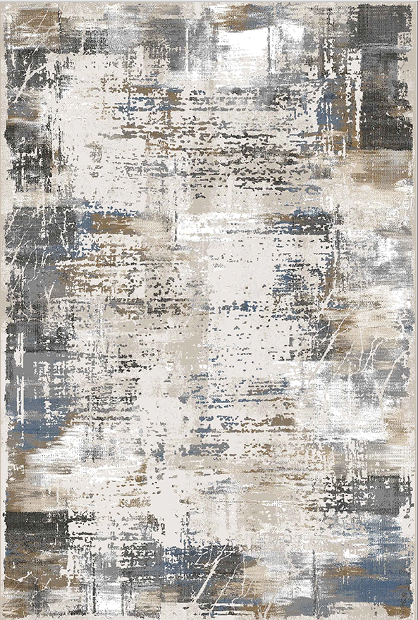 فرش ابریشم ماشینی مدرن و سنتی مناسب حال و پذیرایی برند دفه کد  ABRISHAM SM 900