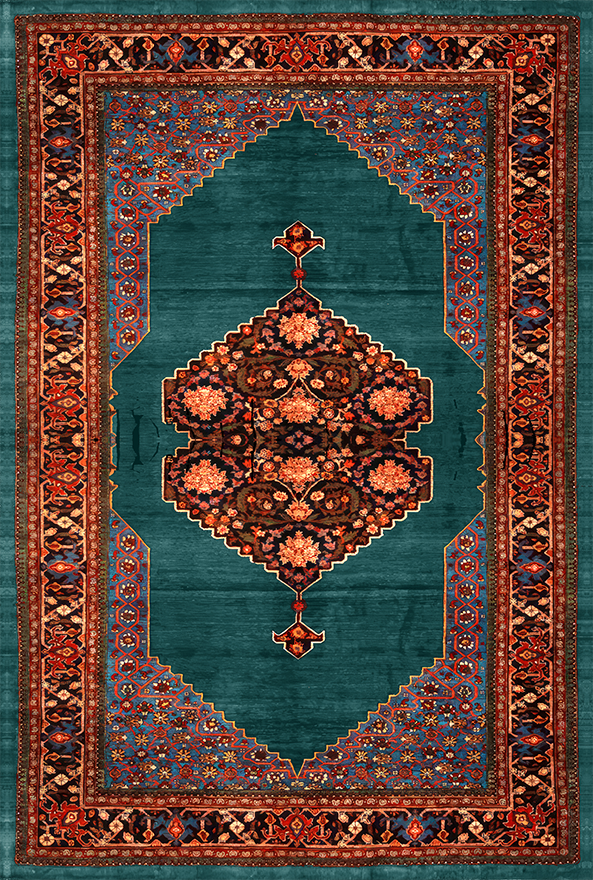 گلیم ماشینی ضد حساسیت برند دفه کد GD 224