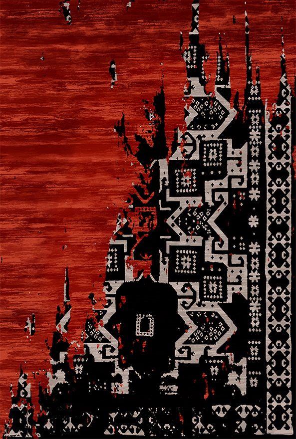 گلیم ماشینی ضد حساسیت برند دفه کد GD 237