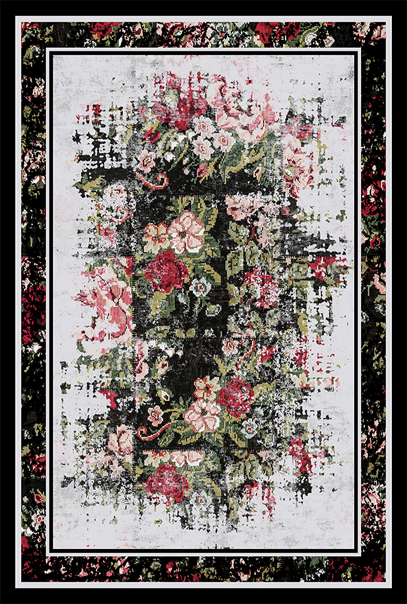 گلیم ماشینی ضد حساسیت برند دفه کد GD 243