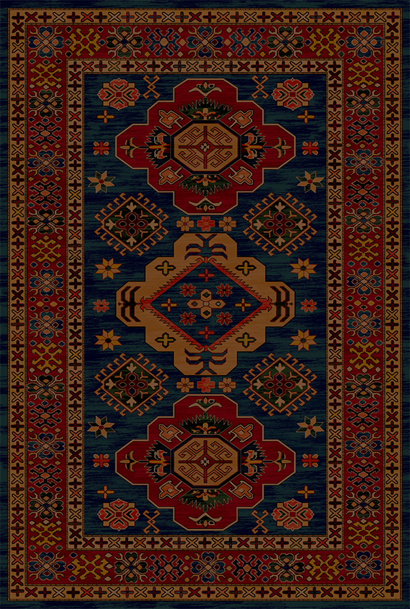 گلیم ماشینی ضد حساسیت برند دفه کد GD 244