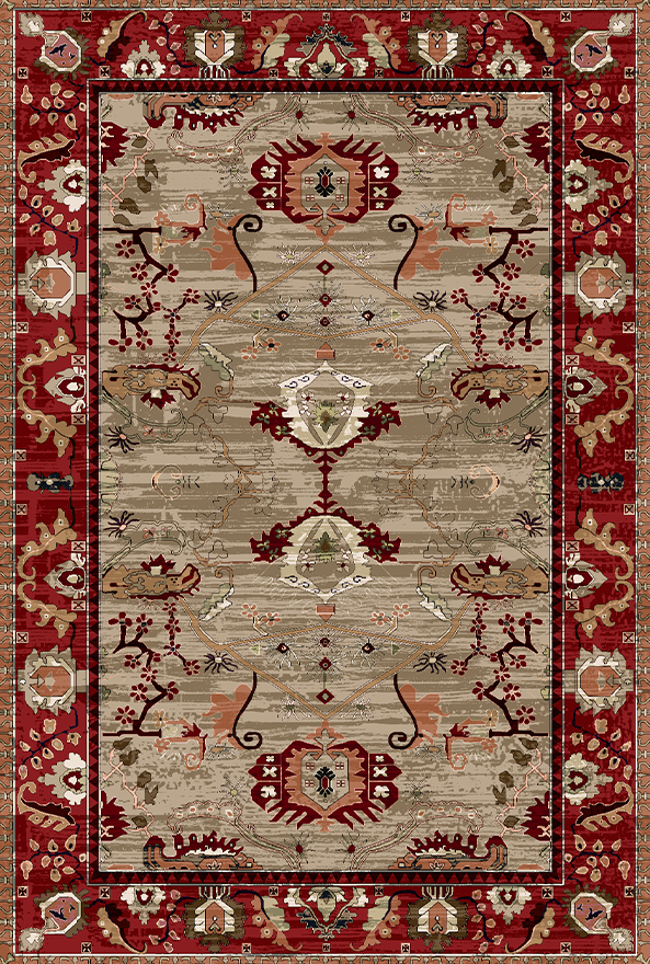 گلیم ماشینی ضد حساسیت برند دفه کد GD 253