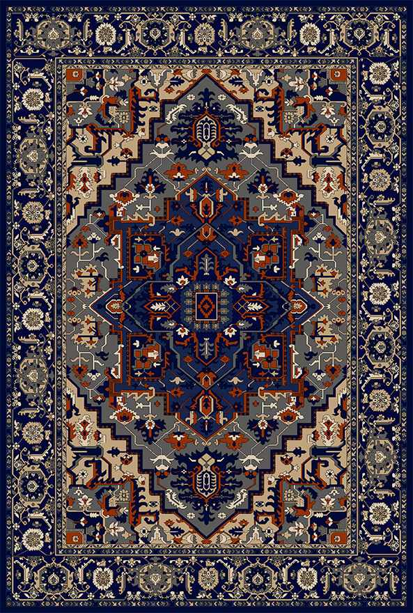 گلیم ماشینی ضد حساسیت برند دفه کد GD 259