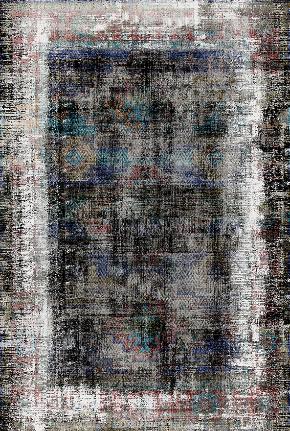 فرش ابریشم ماشینی مدرن و سنتی مناسب حال و پذیرایی برند دفه کد  ABRISHAM SM 1082